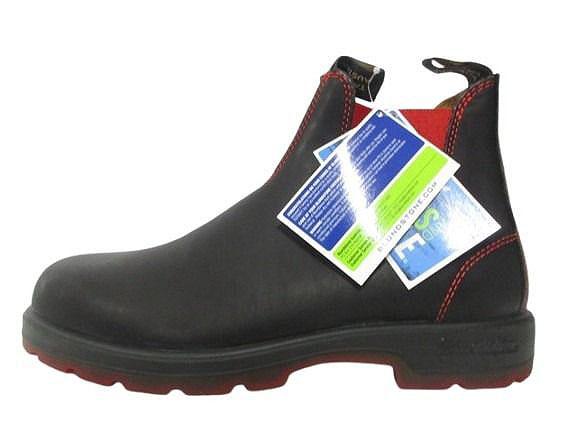 【中古】未使用品 ブランドストーン Blundstone 1316 サイドゴアブーツ 9 ブラック レッド シューズ 靴 メンズ_3