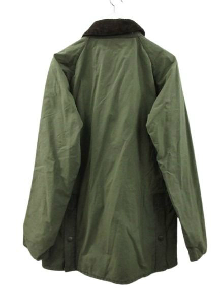 【中古】未使用品 バブアー Barbour ビデイル SL ウォッシュド加工 オイルドジャケット グリーン 42 メンズ_1