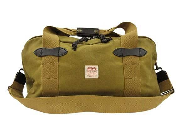 【中古】フィルソン FILSON スモール ティンクロス ダッフルバッグ 2WAY ボストンバッグ 鞄 ベージュ系 キャンプ