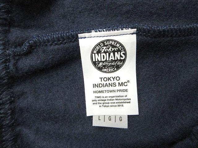【中古】TOKYO INDIANS 日本の首都インディアンズ サイドロゴプリント スウェットパンツ L 米国海軍 ボトムス  メンズ