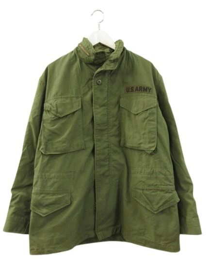 【中古】ヴィンテージ VINTAGE U.S.ARMY 70s M-65 フィールドジャケット 3rd ブラスジッパー M-R メンズ