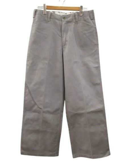 【中古】ベンデイビス BEN DAVIS 677 ゴリラカット GORILLA CUT ワークパンツ ワイドストレート グレー 34 メンズ