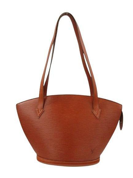 【中古】ルイヴィトン LOUIS VUITTON エピ サンジャック M52263 トートバッグ ブラウン系 ショルダーバッグ BAG