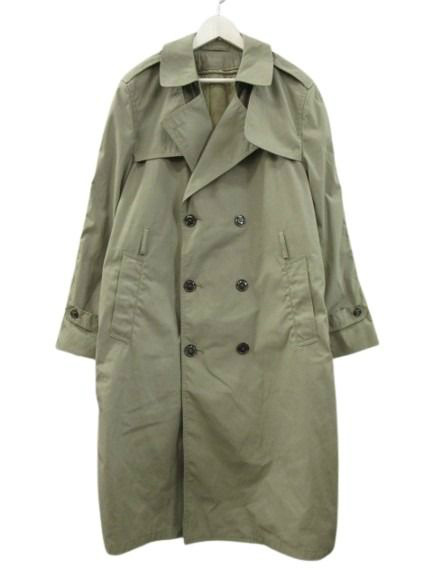 【中古】ヴィンテージ VINTAGE 米軍 トレンチコート ロングコート ライナー付き 42R メンズ