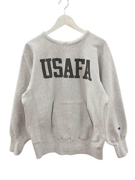 【中古】チャンピオン CHAMPION 90s USAFA リバースウィーブ スウェット USA製 M ヴィンテージ ミリタリー グレー