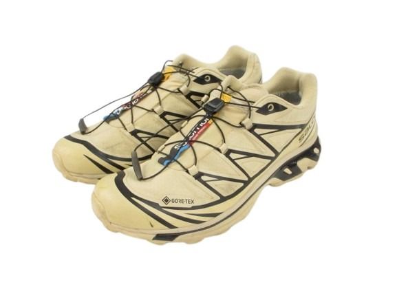 【中古】サロモン Salomon XT-6 GTX SAFARI ゴアテックス ローカットスニーカー ベージュ 28.0cm メンズ