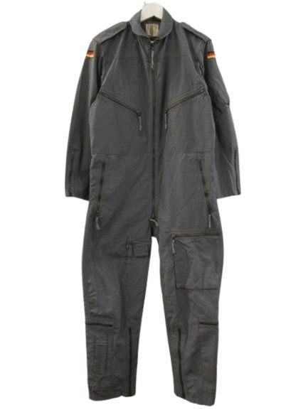 【中古】ドイツ軍 80s パイロットフライトスーツ つなぎ オールインワン ユーロミリタリー 175/185 100 メンズ