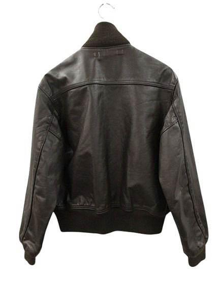 【中古】打つこと SCHOTT A-1 なめし革 飛翔上衣 USA製 42 まっ黒い赤銅色 AN-7835 メンズ