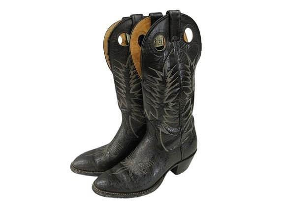 【中古】ノコナ NOCONA BOOTS ウエスタンブーツ 7 Dブラック レザー カウボーイ 5018 メンズ レディース