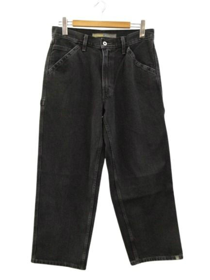 【中古】リーバイス シルバータブ SILVERTAB バギーカーペンター ブラック デニムペインターパンツ 黒 W32 L30