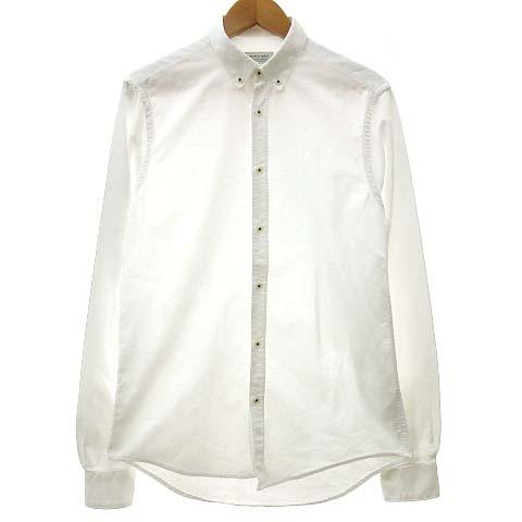 中古 ザラマン Zara Man ボタンダウン シャツ 長袖 コットン 無地 スリムフィット S 白 ホワイト Y1757 メンズの通販はau Pay マーケット ブランド古着のベクトル