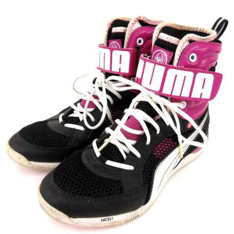 中古 プーマ Puma アレグラミッド スニーカー ハイカット ベルクロ メッシュ エナメル 紫 23 靴 Nvw レディースの通販はau Pay マーケット ブランド古着のベクトル