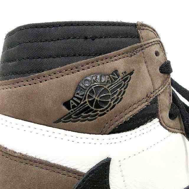 中古】未使用品 ナイキ NIKE Travis Scott AIR JORDAN 1 HI OG AJ1 ...