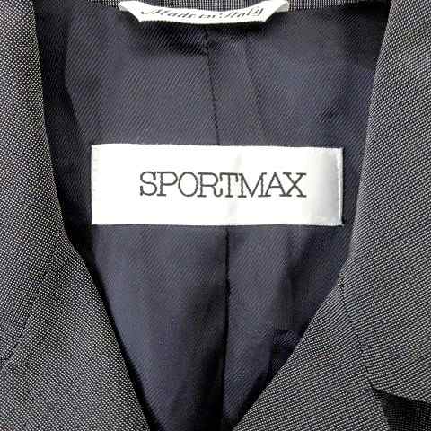 【中古】スポーツマックス マックスマーラ SPORT MAX パンツスーツ セットアップ 上下 薄手 40 M グレー レディース｜au PAY  マーケット