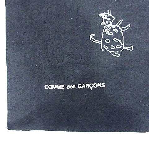 【中古】コムデギャルソン COMME des GARCONS 80s ヴィンテージ 初期スカーフ 大判ストール ウール 版画 黒 IBO36｜au  PAY マーケット