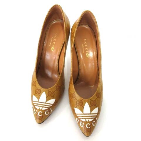 中古】グッチ GUCCI × アディダス adidas 美品 22SS パンプス