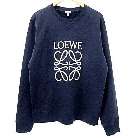 中古】ロエベ LOEWE トレーナー アナグラム スウェット シャツ BIG 刺 ...