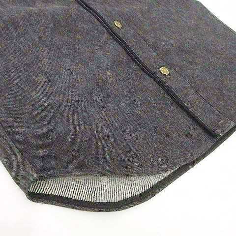 LOUIS VUITTON ルイヴィトン 22SS EMBOSS MONOGRAM DENIM BASEBALL SHIRT エンボスモノグラムプリントデニムベースボールシャツ 半袖シャツ RM221Q E53 HMS45W ホワイト