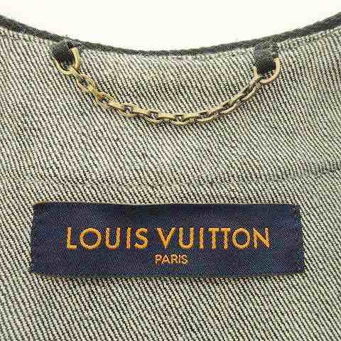 LOUIS VUITTON ルイヴィトン 22SS EMBOSS MONOGRAM DENIM BASEBALL SHIRT エンボスモノグラムプリントデニムベースボールシャツ 半袖シャツ RM221Q E53 HMS45W ホワイト