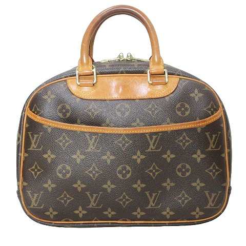 【中古】ルイヴィトン LOUIS VUITTON モノグラム トゥルーヴィル M42228 ハンドバッグ 鞄 茶 ブラウン X レディース