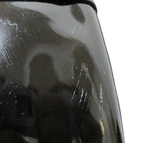 【中古】フェンディ FENDI ロング ブーツ エナメル 36.5 約23.5cm ダークブラウン IBO58 X レディースの通販は