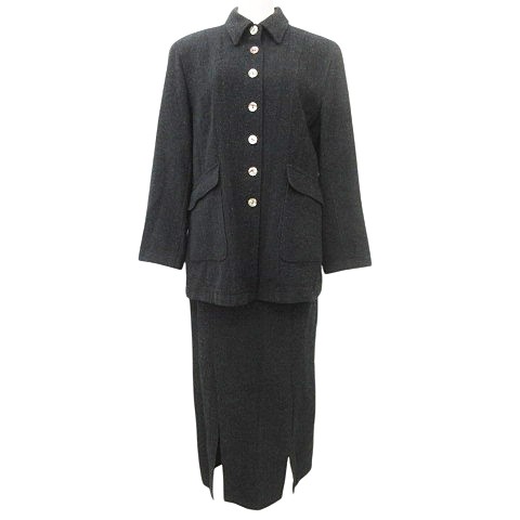 3点セット♡〛ツィードジャケットスーツ 3点セット 11AR エレガント 美  