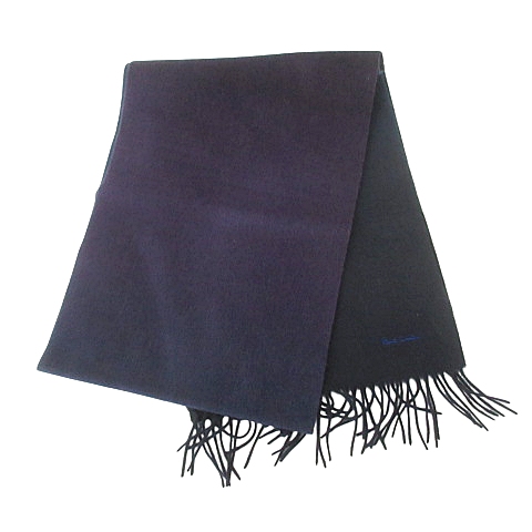 Paul Smith ダークグレー マフラー Paul Smith メンズカシミヤ100