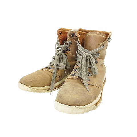 【中古】リックオウエンス Rick Owens × フッド HOOD 箱付 レースアップ ダート グラフトン ブーツ 42 27.0?p