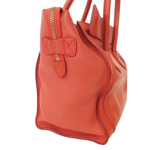 中古】セリーヌ CELINE ラゲージ ミニ トートバッグ レザー