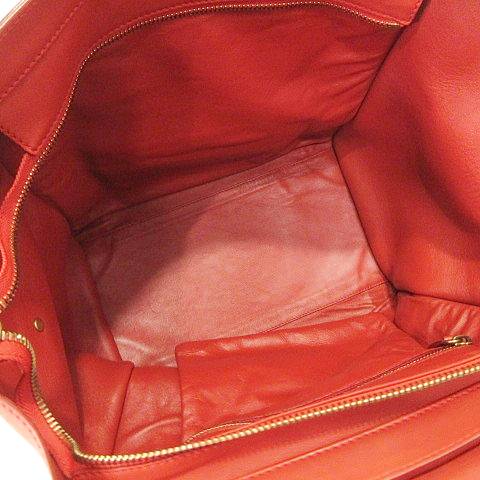 中古】セリーヌ CELINE ラゲージ ミニ トートバッグ レザー