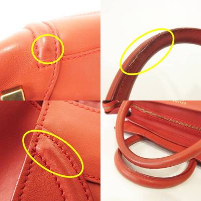 オールドセリーヌ CELINE オレンジ ハンドバッグ ショルダーバッグ オールドセリーヌ CELINE オレンジ ハンドバッグ ショルダーバッグ