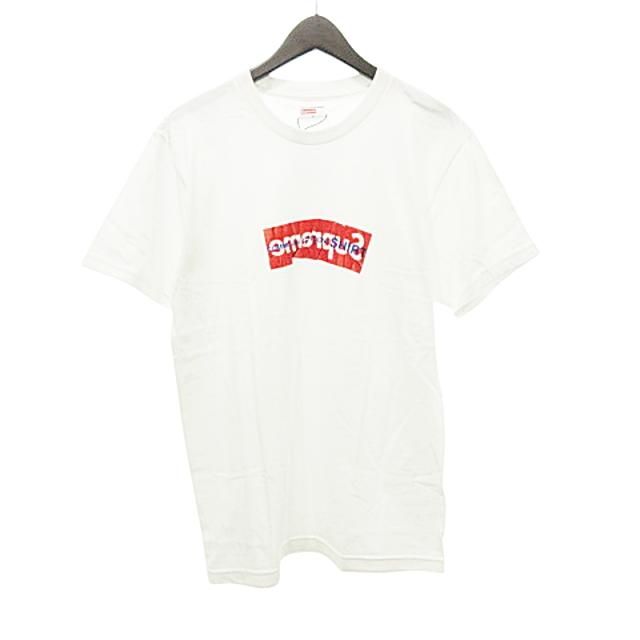 【中古】シュプリーム SUPREME × コムデギャルソン COMME des GARCONS 美品 鑑定書付 17SS BOX Logo Tee Mサイズ