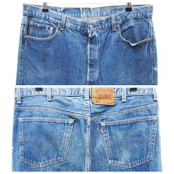 【中古】リーバイス Levi's 501xx 90s USA製 裏5 WPL423 デニム ジーンズ 1196C014 ヴィンテージ ボタンフライ W44L34 中古】リーバイス Levi's 501xx 90s USA製 裏5 WPL423 デニム ジーンズ