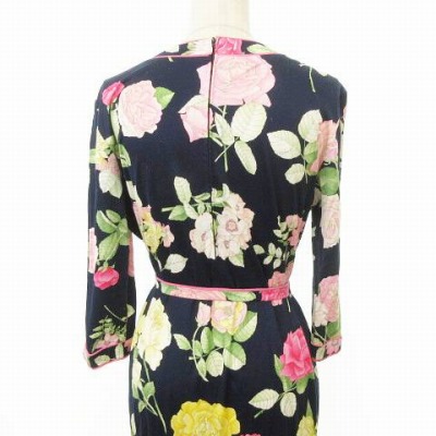 ✨美品✨ LEONARD (レオナール) 花柄 ワンピース【サイズ：M相当
