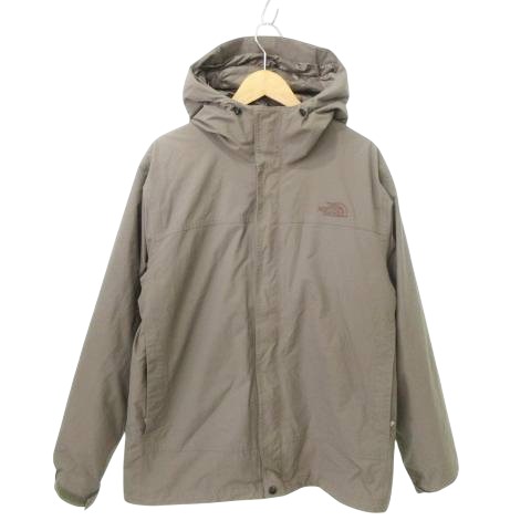 【中古】ザノースフェイス ジャケット プリマロフト NP61735 2WAY ナイロン ロゴ 厚手 XLサイズ 茶 ■MET1 メンズ