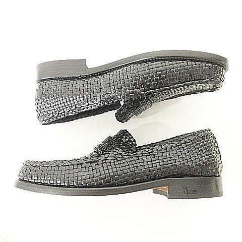 中古】マルニ MARNI Woven Leather Bambi Loafer 美品 箱付き タグあり