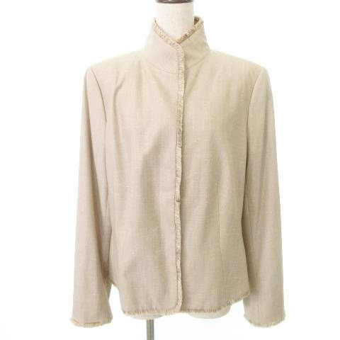 【中古】未使用品 エスカーダ タグ付き スカート スーツ フリンジ スリット ウール混 44 約L ベージュ レディース 中古】未使用品 エスカーダ タグ付き スカート スーツ フリンジ