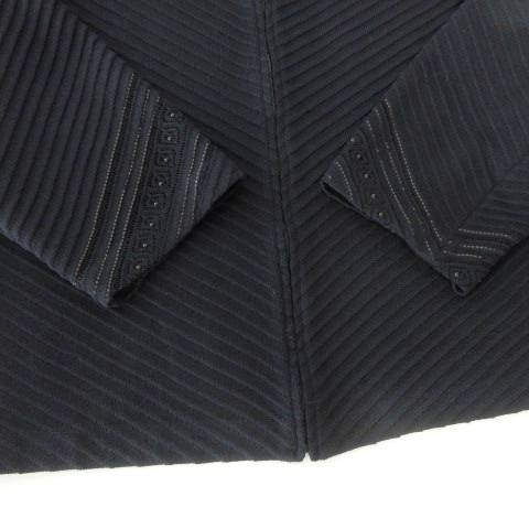 中古】セントジョン 美品 スーツ アンサンブル ニット 無地 ジップ