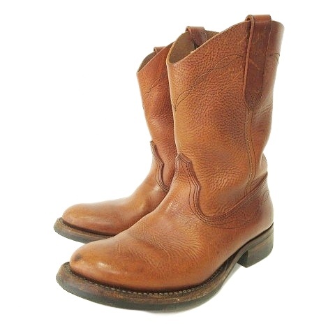 【中古】ローリングダブトリオ ROLLING DUB TRIO ソワー SOWER ウエスタンブーツ レザー 8 26cm 茶 ブラウン メンズ