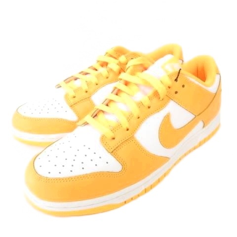 【中古】未使用品 ナイキ タグ付き DD1503-800 ウィメンズ ダンク ロー  レーザー オレンジ スニーカー 27cm メンズ