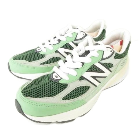 【中古】未使用品 ニューバランス NEW BALANCE タグ付き U990AB6 アボカド ナチュラルミント スニーカー 27cm 緑
