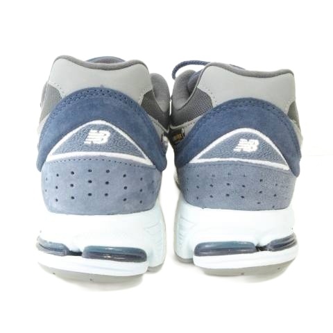 【中古】ニューバランス NEW BALANCE M2002RAS サファリ別注 スニーカー ローカット 27.5cm 紺 ネイビー メンズ