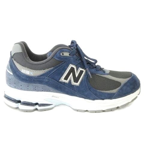 【中古】ニューバランス NEW BALANCE M2002RAS サファリ別注 スニーカー ローカット 27.5cm 紺 ネイビー メンズ