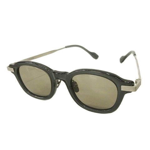 【中古】カーニー kearny martin サングラス ウェリントン 日本製 45□23 145 クリアグレー系 メンズ