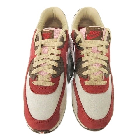 【中古】未使用品 ナイキ NIKE Air Max 90 "Bacon"(2021) CU1816-100 エアマックス 90 ベーコン US8 26cm 赤系 メンズ
