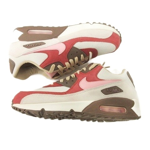 【中古】未使用品 ナイキ NIKE Air Max 90 "Bacon"(2021) CU1816-100 エアマックス 90 ベーコン US8 26cm 赤系 メンズ