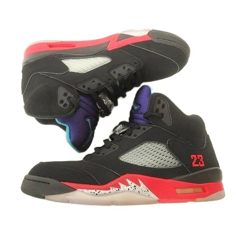 【中古】ナイキ NIKE 美品 Air Jordan 5 Retro "Top3" CZ1786-001 エアジョーダン 5 スニーカー US8.5 26.5cm メンズ