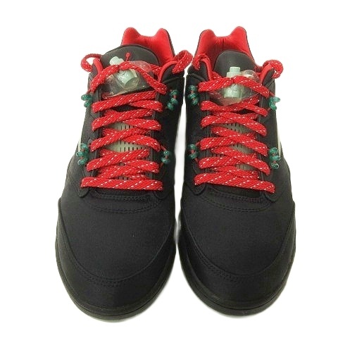 【中古】ナイキ NIKE CLOT Air Jordan 5 Low "Jade 5 Low" DM4640-036 エアジョーダン 5 スニーカー 26.5cm 黒メンズ