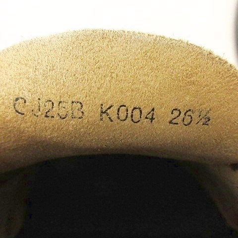 【中古】ケンフォード KENFORD ペイズリー エンボス ローファー レザー 26.5cm 黒 ネイビー