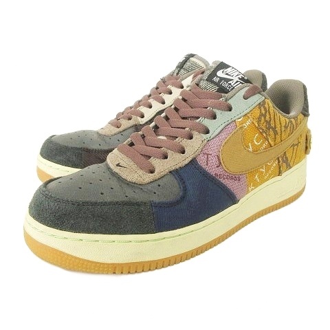 【中古】ナイキ NIKE × トラヴィススコット TRAVIS SCOTT AIR FORCE 1 LOW CN2405-900 スニーカー US10